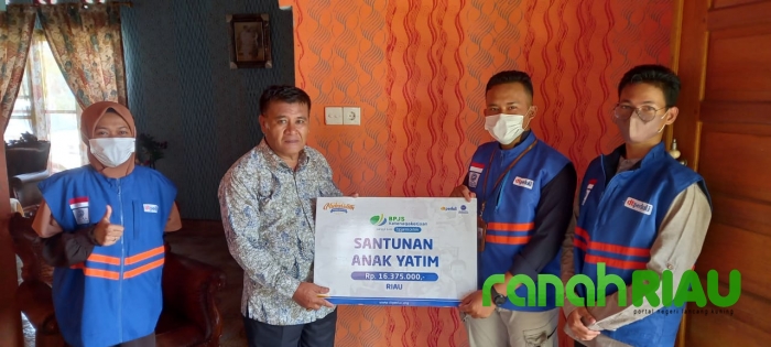 DT Peduli Riau salurkan bantuan biaya sekolah Anak Yatim dhuafa yang terdampak pandemi